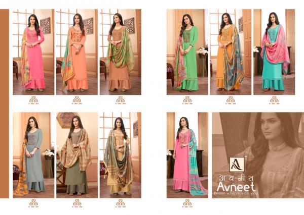 Alok Avneet Designer Embroidery Salwar 